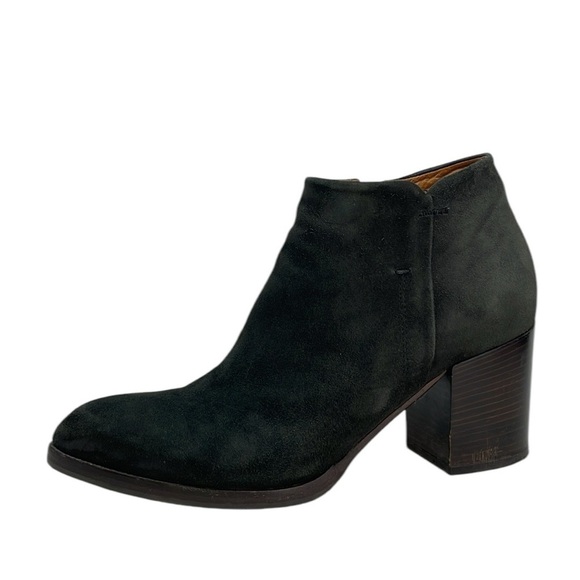 Alberto Fermani Ankle Booties Dark Green Suede Leather Size 39.5 9.5 - Picture 6 of 13